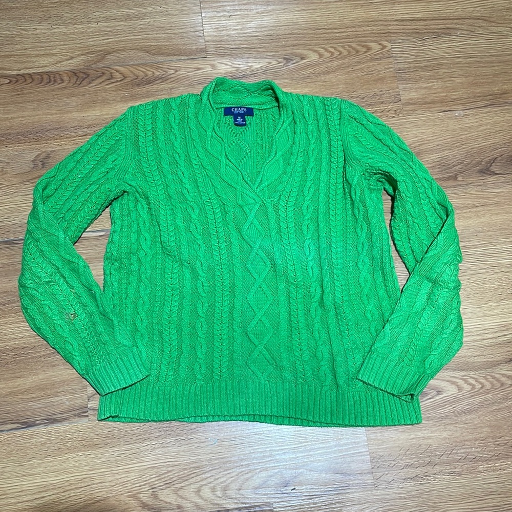 Green Knit Sweater
